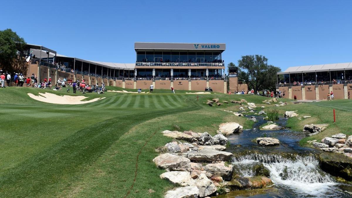 The 18th hole at TPC San Antonio